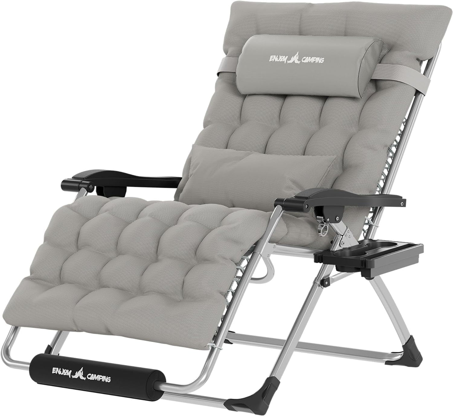 UDPATIO Oversized Zero Gravity Chair 33In XXL Patio Reclining Chair , Support 500LB