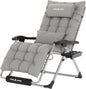 UDPATIO Oversized Zero Gravity Chair 29In XL Patio Reclining Chair , Support 500LB